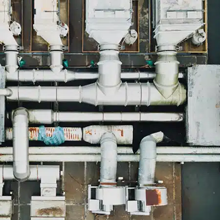 Drone industrial Inspection Pipework